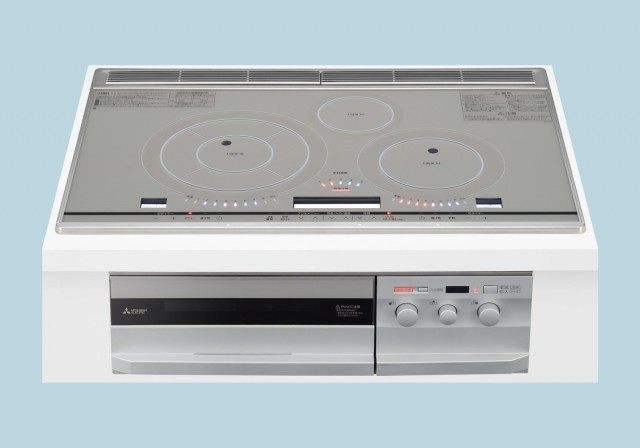 直径２６センチの大口ＩＨコイルを搭載したことで、均一で多彩な加熱に対応する。