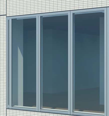 設置事例の外観（左端に設置）