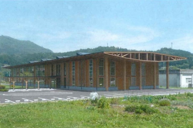 岩手県住田町の新庁舎