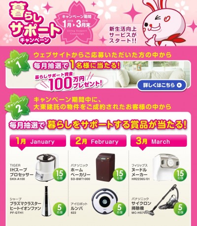 暮らしサポートキャンペーン