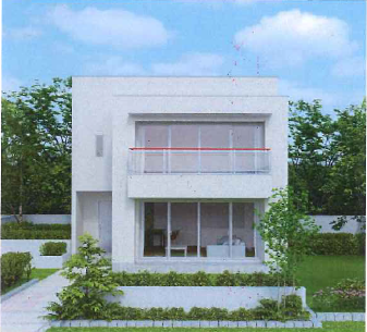 アイフルホーム鹿沼店　ヒルタウンさつき第二展示場　「セシボｆ」外観イメージ