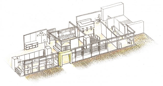 玉川高島屋Ｓ・Ｃガーデンアイランド１階にオープン。ホームページから好みのワークスペースを予約、来店し作業する。収容人数は最大３０人。営業時間１０：００〜２０：００。