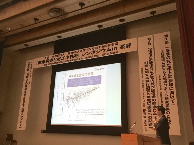 筆者も参加した「健康長寿と省エネ住宅シンポジウムin長野」