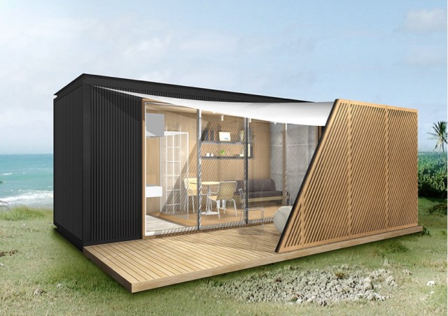 ミニマル３００万円、ミニマルスタンダード３５０万円、ミニマルプロ４５０万円の３プラン。ミニマルは棟数限定のモニター価格（２５０万円）で提供。