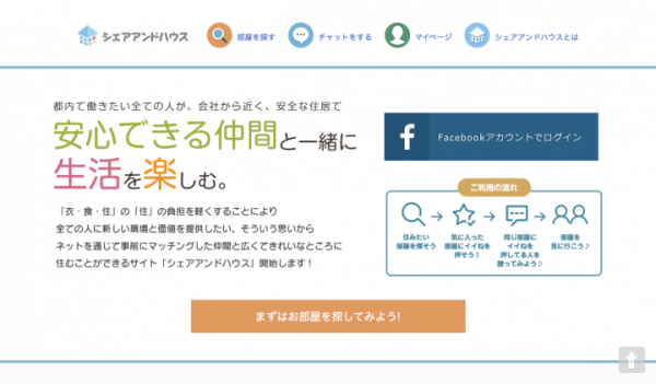 「シェアアンドハウス」正式版