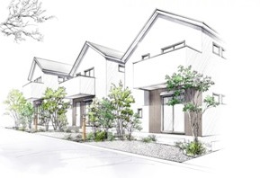 完成時の街並みイメージ