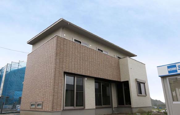 モデルハウスの外観