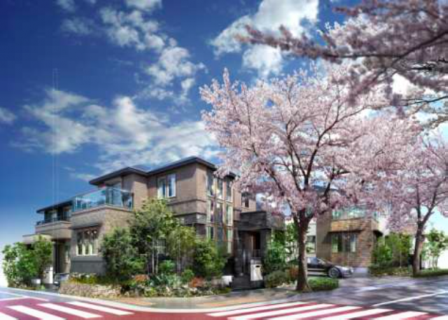 「ファインコート等々力 桜景邸」の街並み
