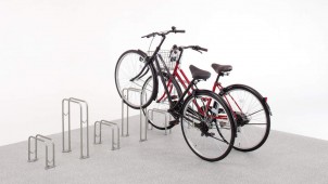 三協アルミ、シンプルなステンレス製自転車ラックを発売