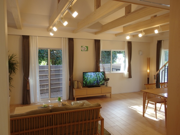 モデル住宅の内部の様子