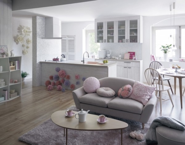 パナソニック システムキッチン「ラクシーナ」カラープラン【ＳＷＥＥＴ ＰＩＮＫ】