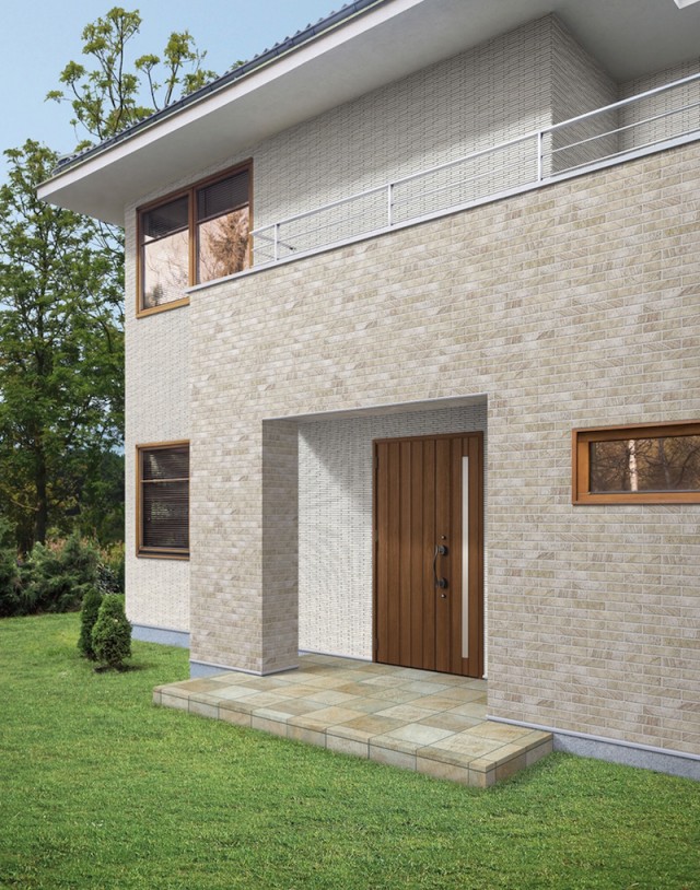 「ハルエイジシリーズ ロビン」は柔らかな色合いとクラフト感のある表情が特徴。１万６００円／ｍ２