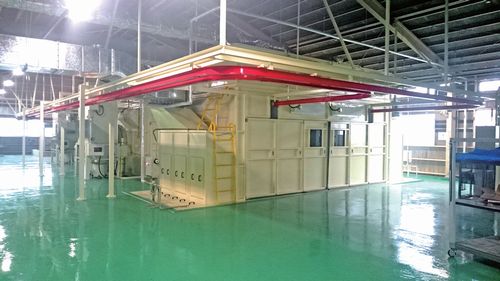 新設した粉体塗装ライン