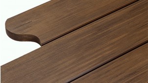 ＡＢＣ商会、Ｒ・斜め加工ができる人工木デッキ材を発売