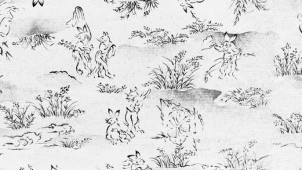 カーテンファクトリー、鳥獣戯画など和柄モチーフのカーテン発売