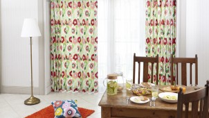 カーテンファクトリー、北欧柄の防炎カーテンを発売