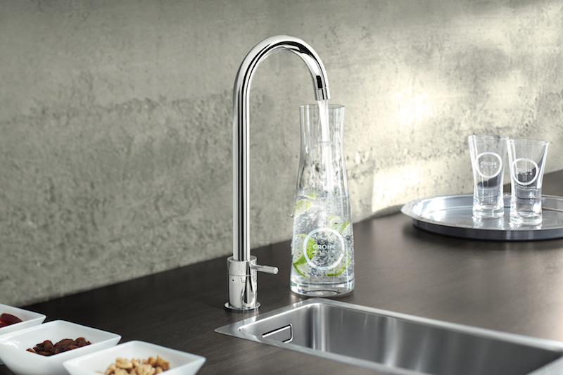 グローエブルー 炭酸冷水機シングルレバーキッチン混合栓 専用浄水器 GROHE BLUE（グローエブルー）炭酸冷水機（GROHE） :: 建材トレンド