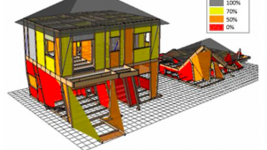 「Ｗａｌｋ ｉｎ ｈｏｍｅ」に地震時倒壊過程シミュレーション機能が追加