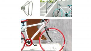 カツデンアーキテック、三角形の壁付け型サイクルスタンドを発売