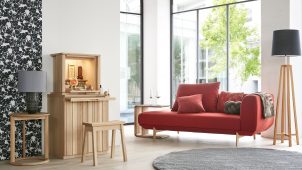はせがわがカリモクらとコラボ、リビングになじむ仏壇をアマゾンで発売