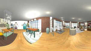 メガソフト、「3Dマイホームデザイナー」に360度画像出力の新機能