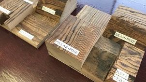 古民家の木材を素材として世界に発信　マテリアルライブラリーにて展示スタート