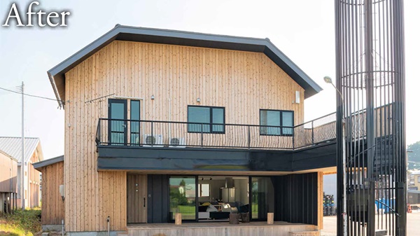 新人チームがリノベプロジェクト　シェアハウスと自社ショールーム整備 -ホリエ［山形県飯豊町］