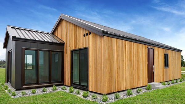 大型パネル構造の住宅部材用いた試作棟、ニュージーランドで上棟－パナソニックホームズ