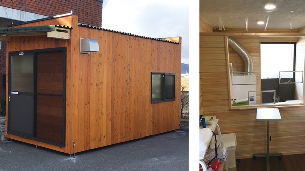 県産ヒノキでプレハブ小屋開発　病院のコロナ対策でも活躍 -福島県郡山地区木材木工工業団地協同組合 ［福島県郡山市］