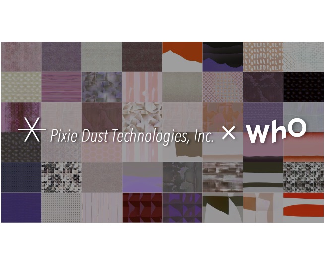 AIで壁紙デザインを生成、WhOとPxDTがコラボ