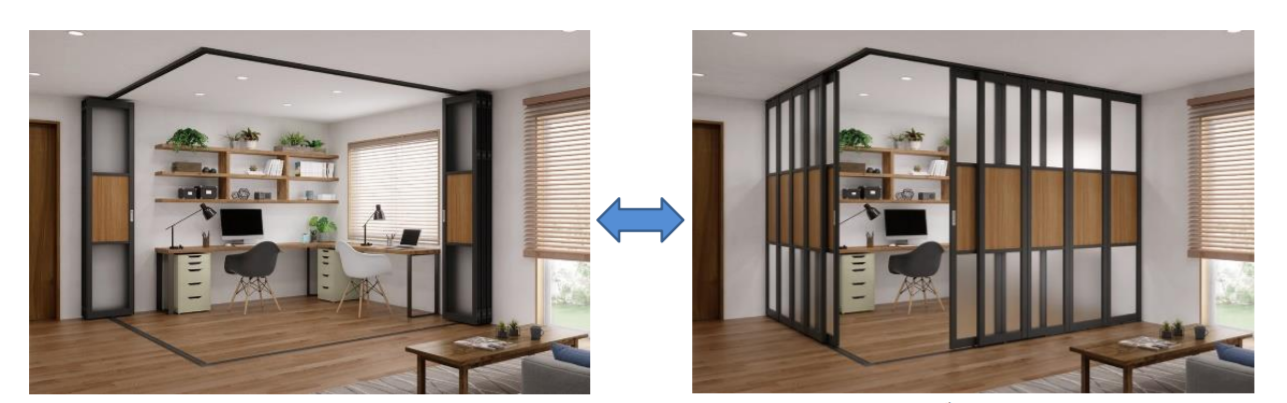 立川ブラインド、室内空間の「間仕切り」ニーズ増で商品拡充 | 新建