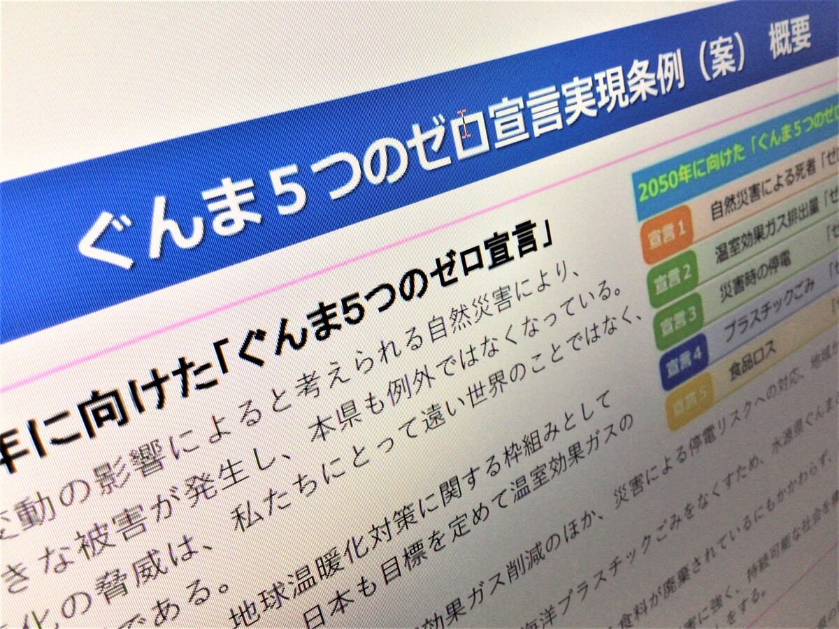 群馬県、独自条例案で再エネ設備の設置義務化へ