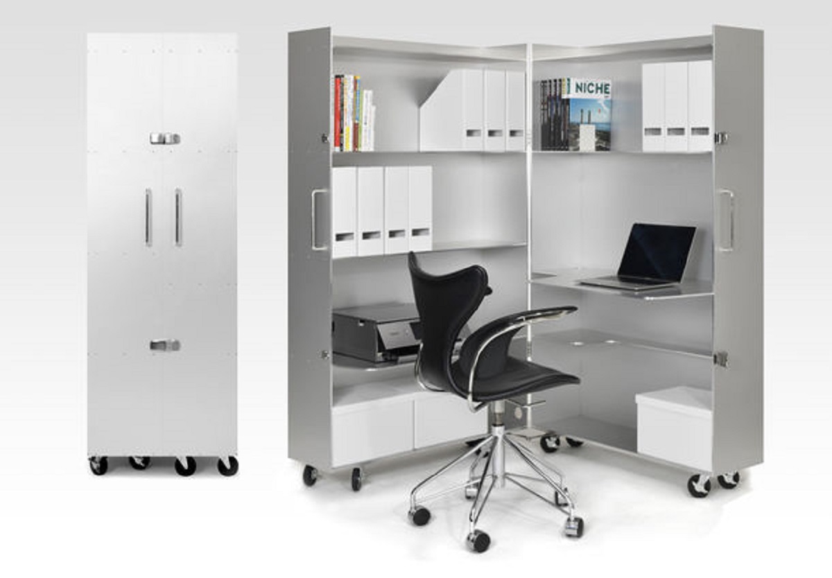 ="新ブランド「ヨドコウプラス」始動 第1弾は開閉式の書斎" 新ブランド「ヨドコウプラス」始動 第1弾は開閉式の書斎