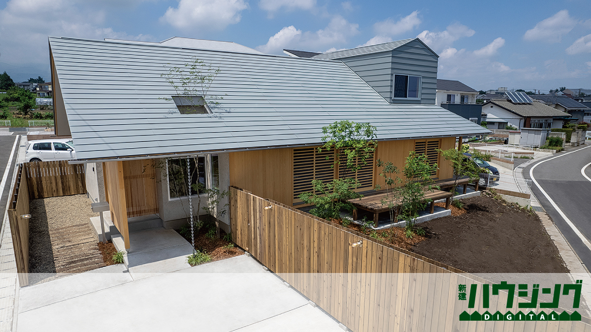 ="【ほしかわ工務店】両面張り木塀の機能を高めて意匠を整える" 【ほしかわ工務店】両面張り木塀の機能を高めて意匠を整える