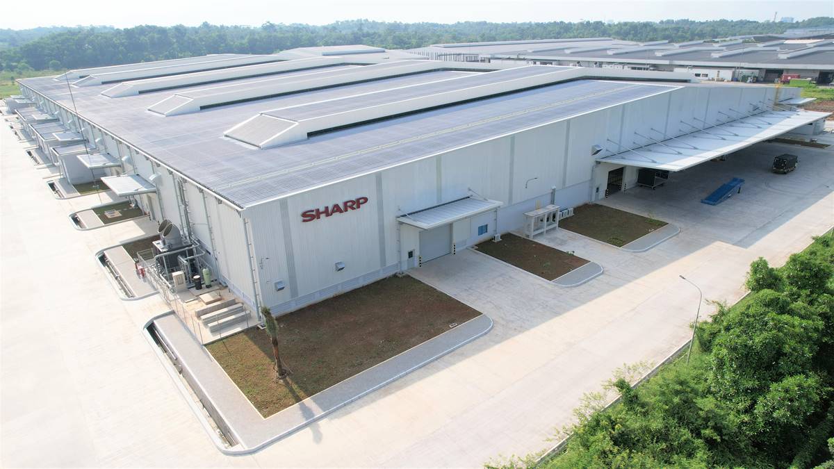 シャープ、インドネシアのエアコン新工場で出荷開始