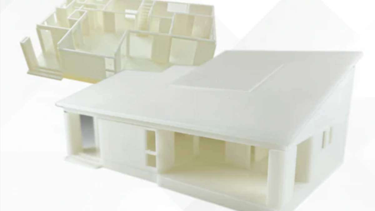 図面を3Dプリンターで住宅模型に「ハウジングプリント3D」