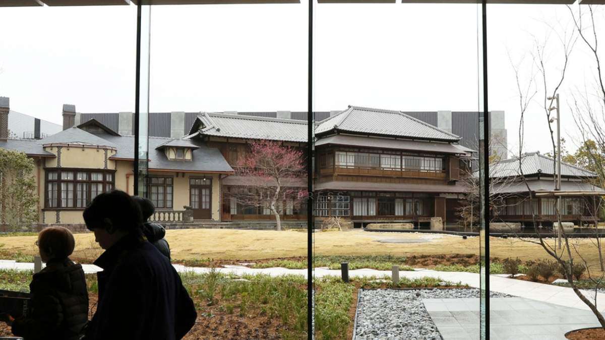旧渋沢邸を報道公開　青森から再移築―清水建設