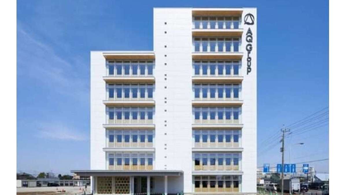 純木造8階建て社屋完成　建設費2分の1、普及型の展開目指す