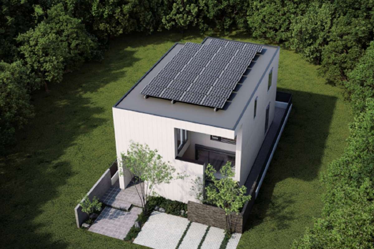 ="旭化成ホームズ、住宅の生涯CO2収支ゼロを目指す戸建て新商品" 旭化成ホームズ、住宅の生涯CO2収支ゼロを目指す戸建て新商品