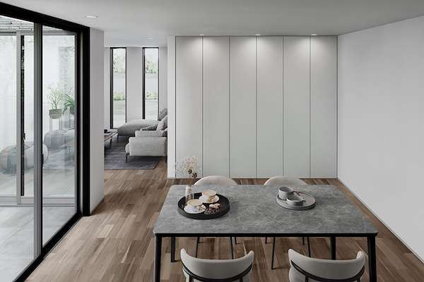 永大産業、リビング・廊下に適したフルフラット収納