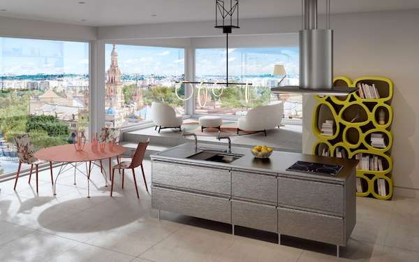 トーヨーキッチン、マットメタリック+立体表情の新デザイン