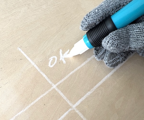 ="欧州安全基準合格のマーキングチョークを発売" 欧州安全基準合格のマーキングチョークを発売