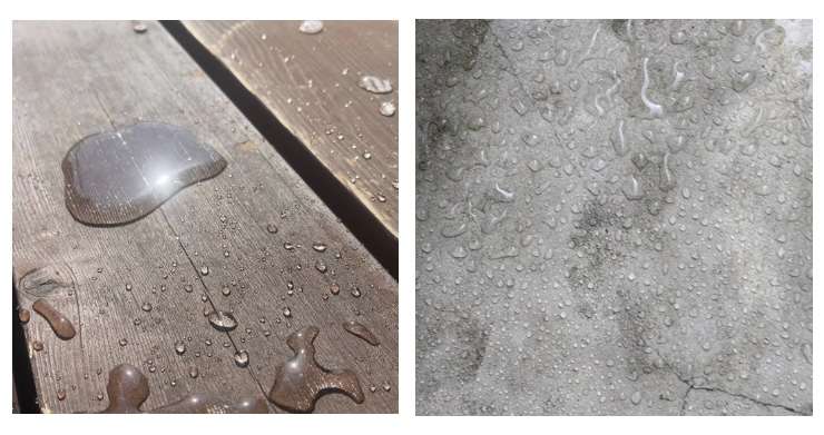 ="ウッドデッキやコンクリートの劣化を防ぐ水性撥水剤" ウッドデッキやコンクリートの劣化を防ぐ水性撥水剤