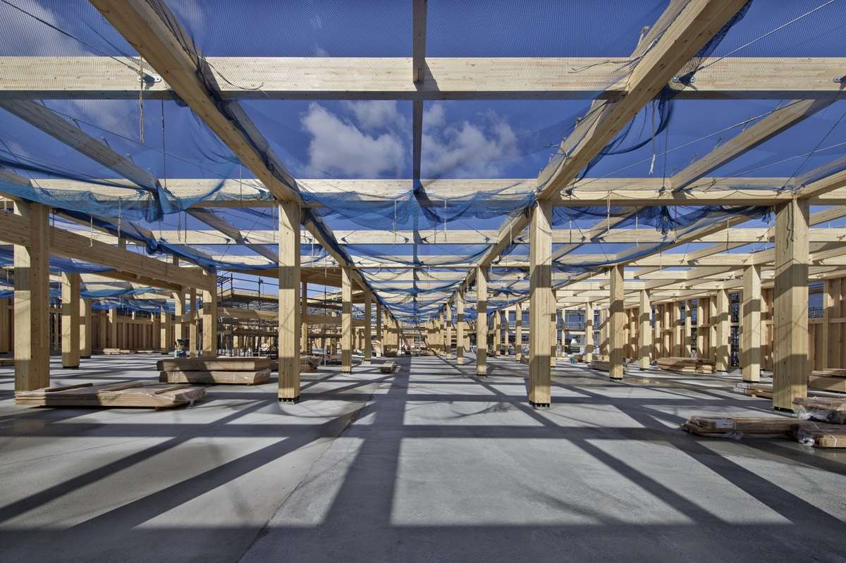 エヌ・シー・エヌ、SE構法大規模木造建築のオンライン見学会を開催