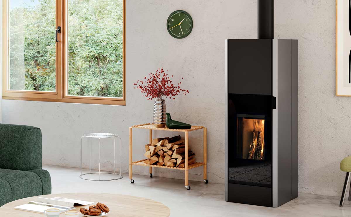 ="煙の有害成分を最大75%カットする蓄熱薪ストーブの販売開始" 煙の有害成分を最大75%カットする蓄熱薪ストーブの販売開始