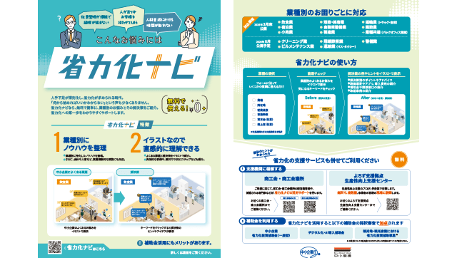 中小企業庁「省力化ナビ」公開　補助金審査の加点要件にも