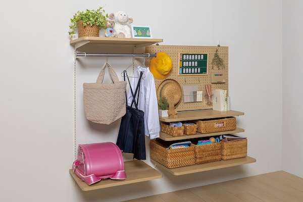 5mmピッチでオーダー可能、現場での手間を解消した棚板発売