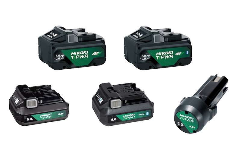 HiKOKI、次世代バッテリー「T-PWR」をシリーズ化
