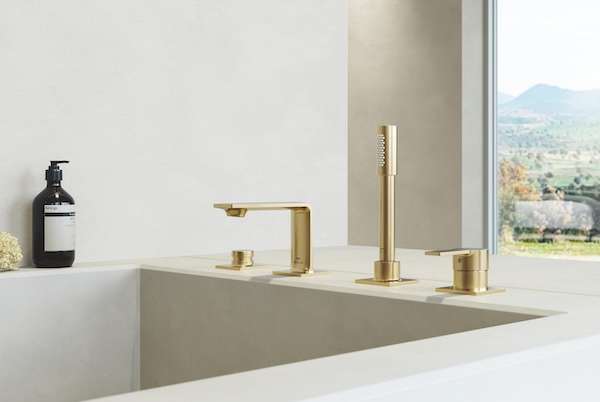 グローエ、ミニマルな浴室水栓「アリュール」に4色追加