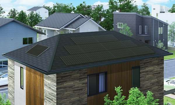 狭小屋根向け、防眩仕様の太陽電池モジュール発売